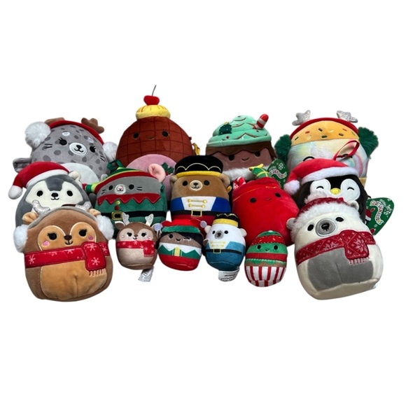 Squishmallows Other - Squishmallows Bundle of Christmas Themed Stuffed Plush